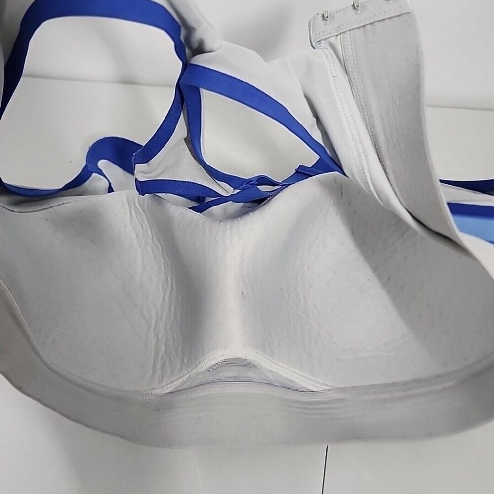 Brooks 350073 Dare Racerback DriLayer Sports Bra Gray Womens Size 38D Purple - Picture 8 of 8